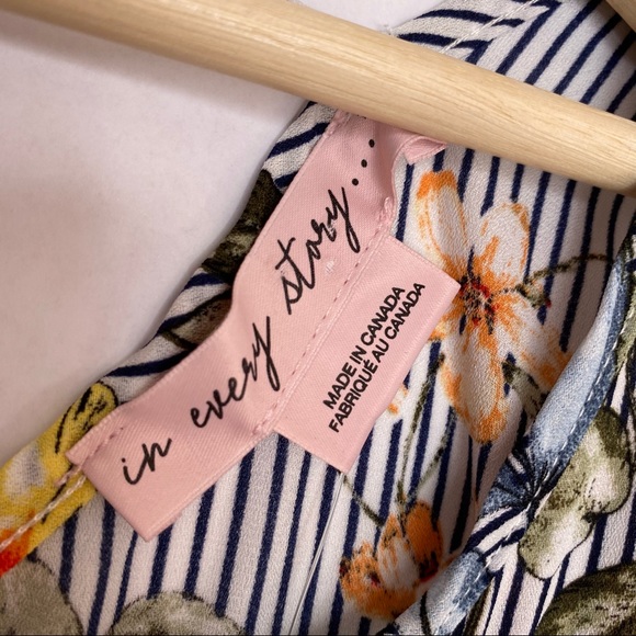 NWT In Every Story Floral Blouse Plus Size 5X - Picture 5 of 8